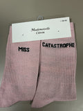 Chaussettes mots MISS CATASTROPHE