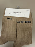 Chaussettes mots MISS CATASTROPHE