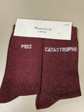 Chaussettes mots MISS CATASTROPHE