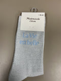 Chaussettes lurex mots LA VIE EST BELLE