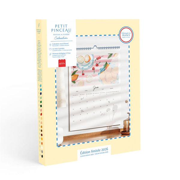 Calendrier à peindre - Peinture au numéro- Petit Pinceau