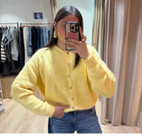 Gilet et ou pull en laine boutons en nacre tendance intemporel