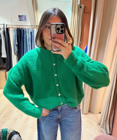 Gilet et ou pull en laine boutons en nacre tendance intemporel