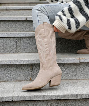 Santiag Beige clair tendance mode et intemporelle