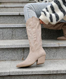 Santiag Beige clair tendance mode et intemporelle