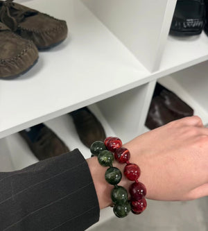 Marque Bracelet perles résine couleur tendance mode pour look chic et moderne