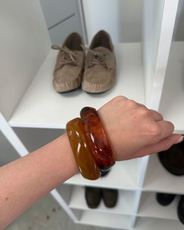 Bracelet jonc couleur large mode tendance style