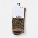 Chaussettes lurex léopard