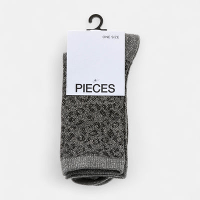 Chaussettes lurex léopard