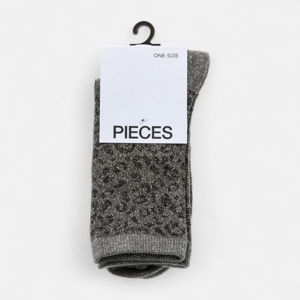 Chaussettes lurex léopard