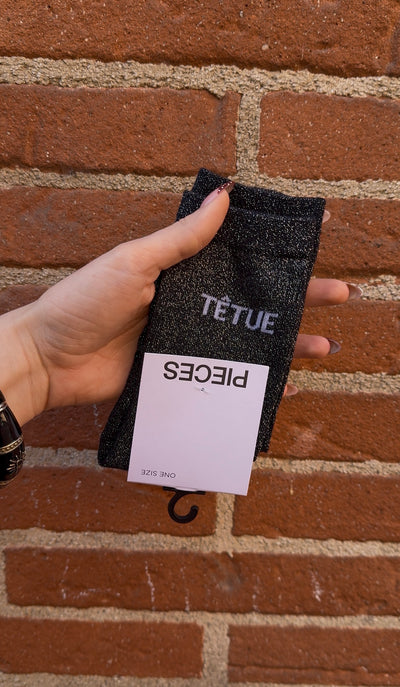 Chaussettes lurex mots