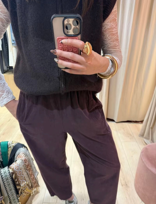 Pantalon velours mode tendance