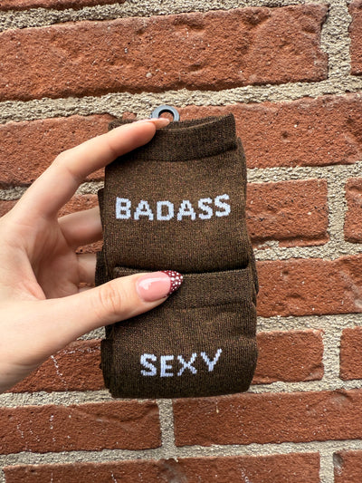 Chaussettes lurex mots