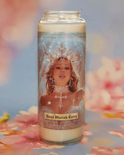 Bougie " Cierge " Star faite à main.