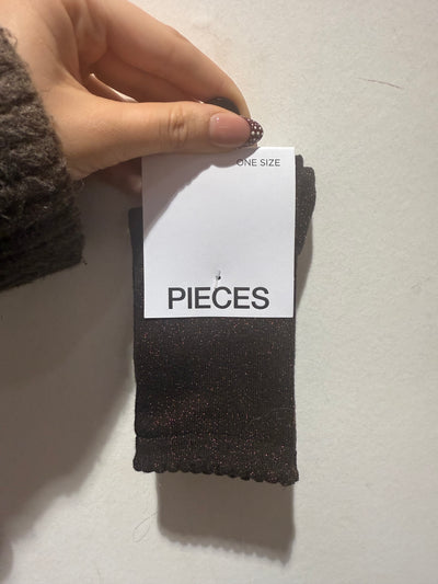 Chaussettes lurex paillettes couleur