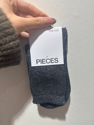 Chaussettes lurex paillettes couleur