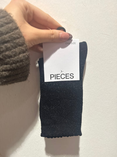 Chaussettes lurex paillettes couleur