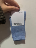 Chaussettes lurex paillettes couleur