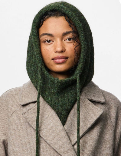 Cagoule verte chinée