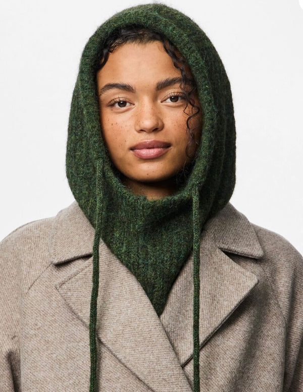 Cagoule verte chinée