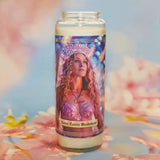 Bougie " Cierge " Star faite à main ( plusieurs choix )