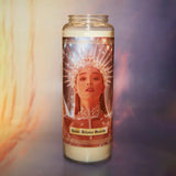 Bougie " Cierge " Star faite à main ( plusieurs choix )