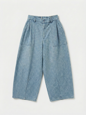 Pantalon Fluide Carreaux Louis