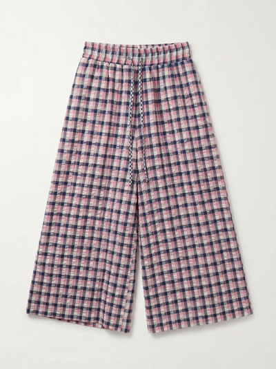 Pantalon Fluide carreaux Lilou