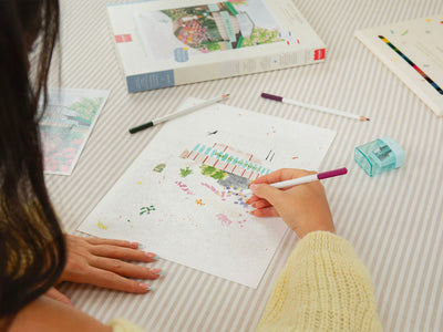Coffret coloriage au numéro Petit Crayon - La Saison Des Fleurs