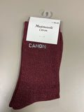 Chaussettes lurex mot CANON