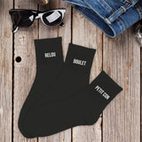 Trio chaussettes homme mots RELOU BOULET PETIT CON