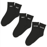 Trio chaussettes homme mots RELOU BOULET PETIT CON